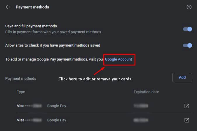 How To Remove Credit Card Data From Your Chrome Web Browser