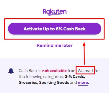 Using Rakuten on Walmart.com