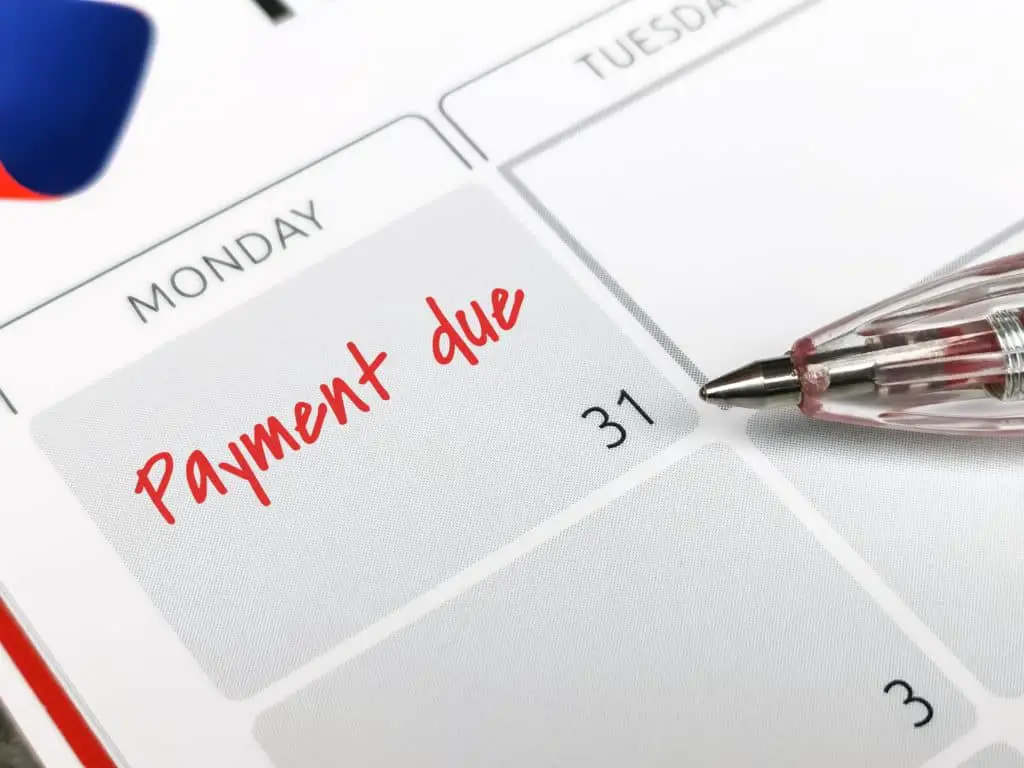 Monthly Payment Schedule